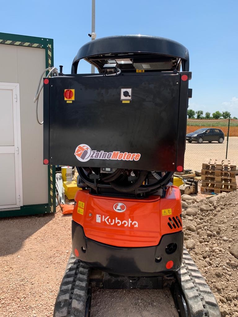 Vue arrière (sur Kubota)