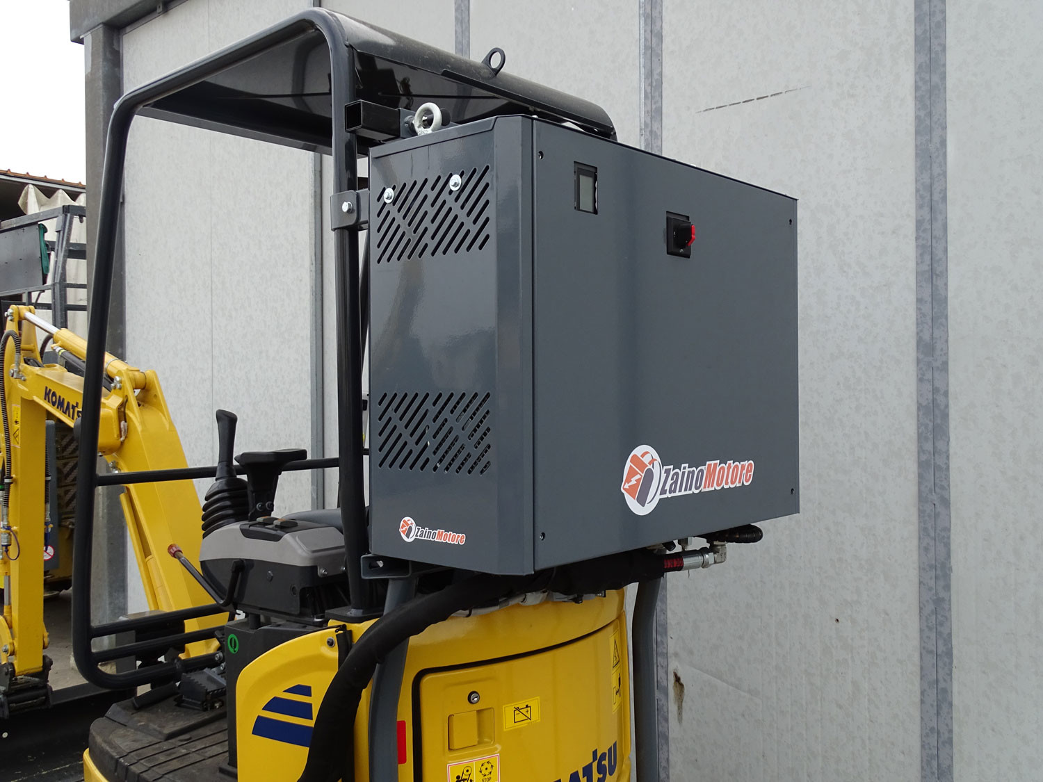 Vue arrière Komatsu