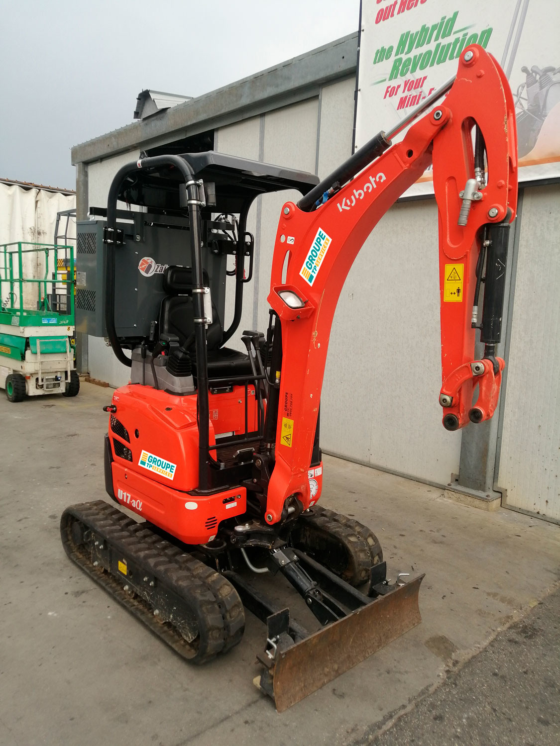 Su Kubota vista 3/4 quarti ant sx